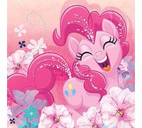 Pyramid International "My Little Pony Movie Pinkie Pie Bloom Canvas Print, Multi-Colour, 40 x 40 x 1.3 cm