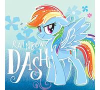 Pyramid International "My Little Pony Movie Rainbow Dash Bloom Canvas Print, Multi-Colour, 40 x 40 x 1.3 cm