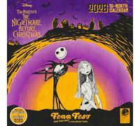 Pyramid International NIGHTMARE BEFORE CHRISTMAS (Fear Fest) 2026 Square Wall Calendar - Official 16-Month Tim Burton Calendar with Spooky Art - Disney Fans