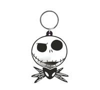 Pyramid International Nightmare Before Christmas Jack Spinner Keyring Rubber Keychain Fob Fidget