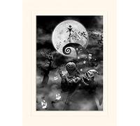 Pyramid International Nightmare Before Christmas Oogie Boogie Trouble Mounted Print Memorabilia, Multi-Colour, 30 x 40 cm