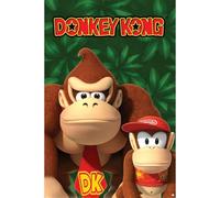 Pyramid International Nintendo Donkey Kong Video Game Poster with DK and Diddy Kong, 61 x 92 cm, Wall Poster