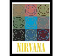 Pyramid International Nirvana (Destressed Smiles) 30cm x 40cm Framed Collector Print One Size