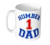 Pyramid International Number 1 Dad Mug in White Pyramid International White