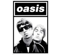 Pyramid International Oasis (Gallaghers) Maxi Poster - Official Oasis Wall Art Print for Music Fans - 61cm x 91cm Decorative Poster for Bedroom, Studio or Dorm Room