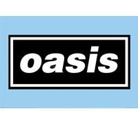 Pyramid International Oasis Logo on Blue Maxi Poster