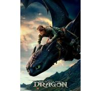 Pyramid International HOW TO TRAIN YOUR DRAGON - LIVE ACTION Maxi Poster - 'TOOTHLESS' Design Printed on Quality Paper - 90cm x 60cm - One Size