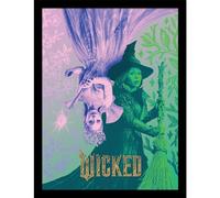Pyramid International Official Wicked 2 Collector Print - (For Good) | Premium Decorative Art for Theatre Lovers & Collectors | 30cm x 40cm Framed Poster