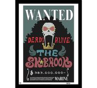 Pyramid International One Piece (Brook Wanted Poster) Collector Print 40cm x 30cm Collector Print, Officially Licensed Wall Art, Premium Decorative Artwork for Fans & Collectors