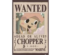 Pyramid International One Piece (Wanted Chopper) Maxi Poster, Premium Wall Art 90x60cm, Officially Licensed