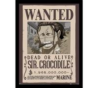 Pyramid International One Piece (Wanted Crocodile) Collector Print 40cm x 30cm Collector Print, Officially Licensed Wall Art, Premium Decorative Artwork for Fans & Collectors