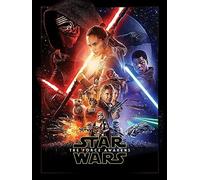 Pyramid International "One Sheet Star Wars Episode VII Canvas Print, Multi-Colour, 60 x 80 x 1.3 cm, 0.96 x 60 x 3 cm