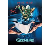 Pyramid International "One-Sheet -Stripe Gremlins Canvas Print, Multi-Colour, 60 x 80 x 1.3 cm
