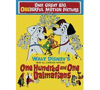 Pyramid International "Onederful Motion Picture 101 Dalmatians Canvas Print, Multi-Colour, 60 x 80 x 1.3 cm