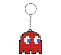 Pyramid International Pac-Man Rubber Keyring, Zip Pull or Backpack Charm (Blinky Design) - Official Merchandise