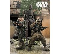 Pyramid International "Pao, Bistan and K-2S0 Star Wars Rogue One Canvas Print, Multi-Colour, 60 x 80 x 1.3 cm