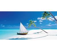 Pyramid International Paradise Found-Canvas Print 50 X 100cm, Wood, Multi-Colour, 50 x 100 x 1.3 cm