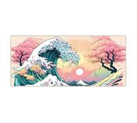 Pyramid International Pastel Wave XXL Desk Mat - 90cm x 40cm / 36" x 16" Vaporwave-Inspired Desk Accessory with Soft Gradient Design
