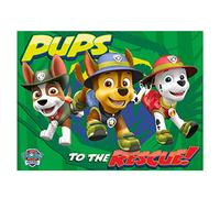Pyramid International Paw Patrol Canvas Print, Multi-Colour, 60 x 80 x 1.3 cm