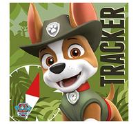 Pyramid International Paw Patrol (Tracker) -Canvas Print 40 x 40cm, Wood, Multi-Colour, 40 x 40 x 1.3 cm