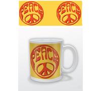Pyramid International "Peace (Yellow) Official Boxed Ceramic Coffee/Tea Mug, Multi-Colour, 11 oz/315 ml