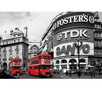 Pyramid International Piccadilly Circus Red Buses Maxi Poster