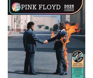 Pyramid International Pink Floyd 2025 Calendar - 16-Month Official Planner, Iconic Album Art, Large Grid for Notes, Gift for Music Fans & Collectors