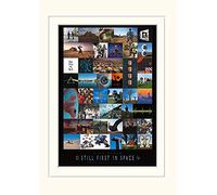 Pyramid International Pink Floyd 40th Anniversary Mounted Print Memorabilia, Multi-Colour, 30 x 40 x 1.3 cm