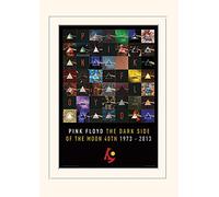 Pyramid International Pink Floyd Dark Side of The Moon 40th Anniversary Mounted Print Memorabilia, Multi-Colour, 30 x 40 x 1.3 cm