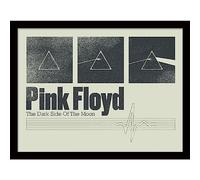 Pyramid International Pink Floyd Poster in Frame (Dark Side of the Moon 50th Anniversary Design) Wall Art in 30x40cm Frame - Official Merchandise
