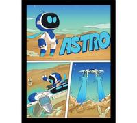 Pyramid International Playstation Astro Bot (Comic Strip) 30cm x 40cm Framed Collector Print One Size