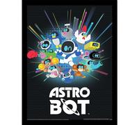 Pyramid International Playstation Astro Bot (Friends) 30cm x 40cm Framed Collector Print One Size