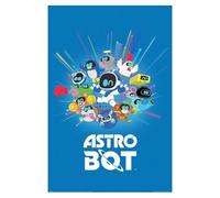 Pyramid International Playstation Astro Bot (Friends) 61cm x 91cm Loose Framed Maxi Poster One Size