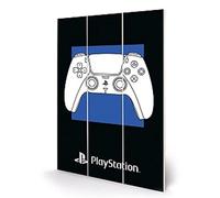 Pyramid International Playstation Wall Art (Bold Controller Design) 20cm x 29.5cm - Official Merchandise, gray