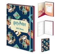Pyramid International Potter Diary 2023, A5 Hard Cover, Week to a View Planner (Hogwarts Design) - Official Merchandise, SR74102, Multi-Colour