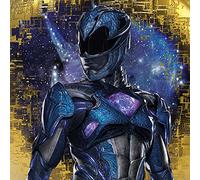 Pyramid International "Power Movie Blue Ranger Pose Canvas Print, Multi-Colour, 40 x 40 x 1.3 cm