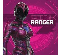 Pyramid International "Power Movie Pink Ranger Cyber Canvas Print, Multi-Colour, 40 x 40 x 1.3 cm