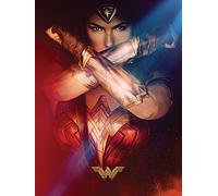 Pyramid International "Power Wonder Woman Canvas Print, Multi-Colour, 60 x 80 x 1.3 cm