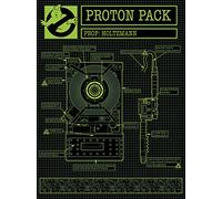 Pyramid International "Proton Pack Ghostbusters 3" Canvas Print, Multi-Colour, 60 x 80 x 1.3 cm