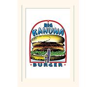 Pyramid International Pulp Fiction Big Kahuna Burger Mounted Print Memorabilia, Multi-Colour, 30 x 40 x 1.3 cm