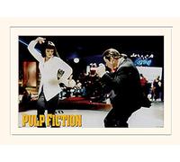 Pyramid International Pulp Fiction Dance Mounted Print Memorabilia, Multi-Colour, 30 x 40 x 1.3 cm