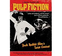 Pyramid International "Pulp Fiction Twist Contest Canvas Print, Multi-Colour, 30 x 40 x 1.3 cm
