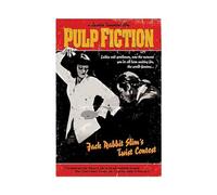 Pyramid International "Pulp Fiction Twist Contest Paper Art Print, Multi-Colour, 40 x 50 x 1.3 cm