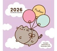Pyramid International Pusheen Balloons 2026 30cm x 30cm Square Wall Calendar - Adorable Organiser with Fun and Playful Designs