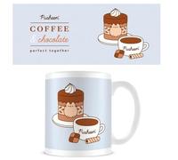 Pyramid International Pusheen Mug - 'Coffee & Chocolate Perfect Together White POD' Themed Ceramic Drinkware with Stylish Finish - 11oz / 315ml - One Size