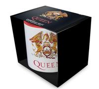 Pyramid International Queen (Crest) Red Coloured Inner Pod Mug 11oz / 315ml - Rock Band Coffee Cup with Vibrant Interior