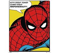 Pyramid International "Quote Spider-Man Mini Poster, Multi-Colour, 40 x 50 x 1.3 cm