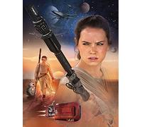 Pyramid International "Rey Art Star Wars Episode VII Canvas Print, Multi-Colour, 60 x 80 x 1.3 cm