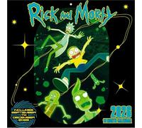 Pyramid International Rick and Morty 2026 30cm x 30cm Square Wall Calendar - Sci-Fi Cartoon Organiser for Adult Swim Fans