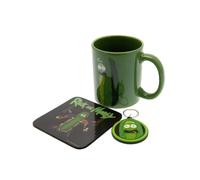 Pyramid International Rick and Morty Cucumber Rick Gift Set Mug, Coaster and Keyring